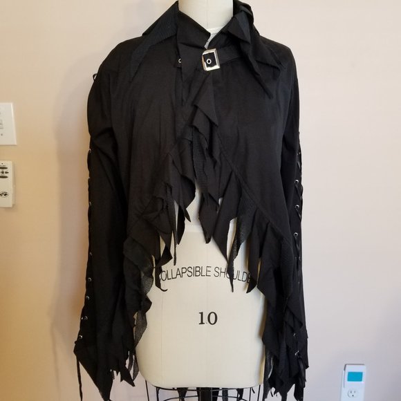 Dead Threads Tops - Dead Threads Distressed Open Front Shirt - NWT